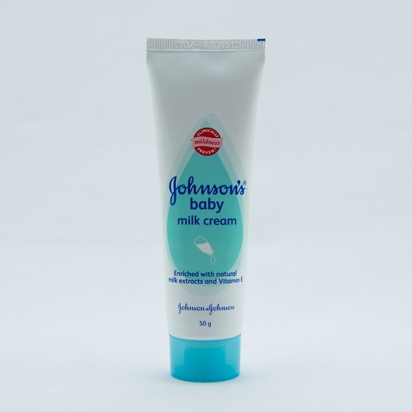 Johnson & Johnson Baby Cream Natural Milk & Vitamin E 50G - in Sri Lanka