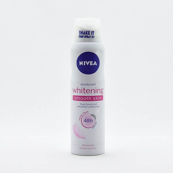 Nivea Deo Spray Whitening Smooth Skin 150Ml - in Sri Lanka