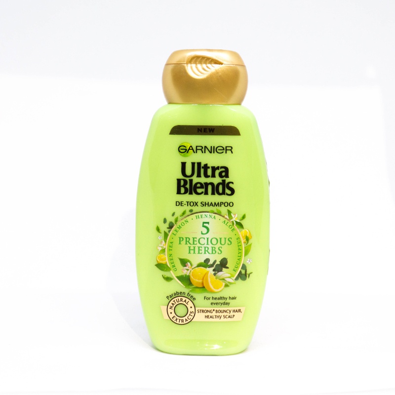 Garnier Ultra Blends Shampoo 5 Precious Herbs 340Ml - in Sri Lanka
