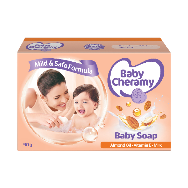 Baby Cheramy Soap Regular 90G - BABY CHERAMY - Baby Need - in Sri Lanka