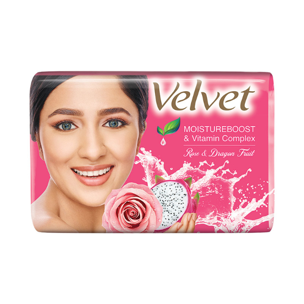 Velvet Soap Rose & Dragon Fruit 95G - VELVET - Body Cleansing - in Sri Lanka