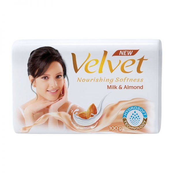 Velvet Soap Milk & Almond 95G - VELVET - Body Cleansing - in Sri Lanka