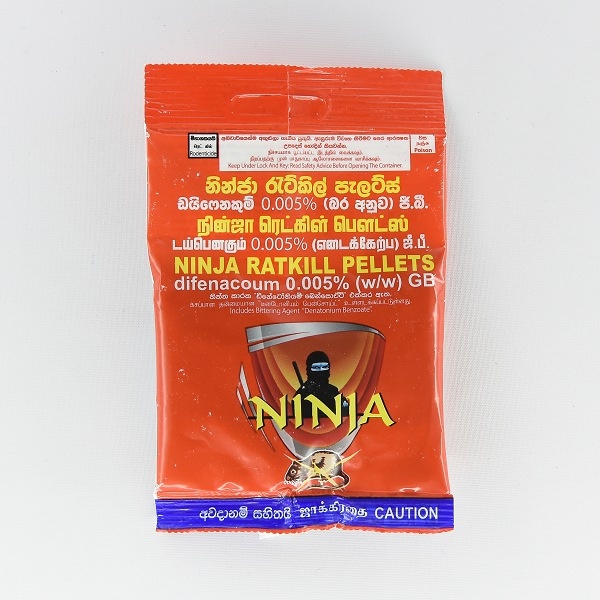 Ninja Rat Kill Pellets 40G - NINJA - Pest Control - in Sri Lanka