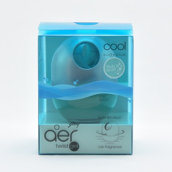 Godrej Aer Car Air Freshener Twist Blue 45g | Glomark.lk