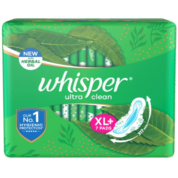 Whisper Sanitary Napkins Ultra Xl + Wings 7S - WHISPER - Personal Hygiene - in Sri Lanka