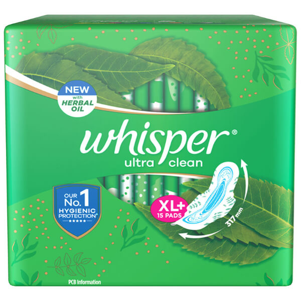 Whisper Sanitary Napkins Ultra Xl + Wings 15S - WHISPER - Personal Hygiene - in Sri Lanka