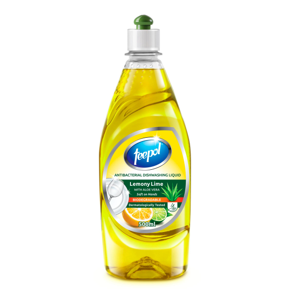 Teepol Anti Bacterial Dishwash Gel Lemony Lime 500Ml - in Sri Lanka