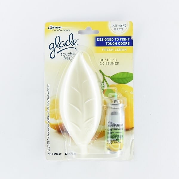 Glade Air Freshener Touch & Fresh Lemon 12Ml - GLADE - Cleaning Consumables - in Sri Lanka