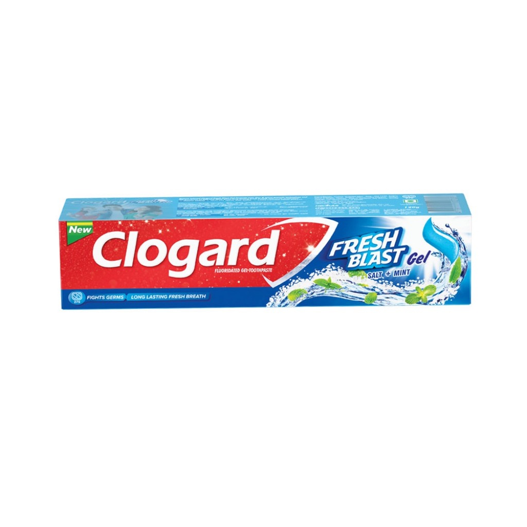 Clogard Tooth Paste Fresh Blast Gel Salt+ Mint 120G - CLOGARD - Oral Care - in Sri Lanka