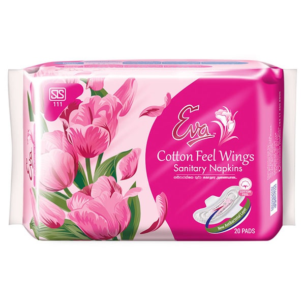 Eva Sanitary Napkins Cotton Feel Wings 20S - EVA - Personal Hygiene - in Sri Lanka