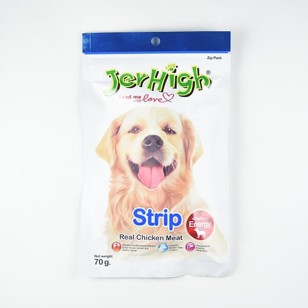 Jerhigh Chicken Strip Dog Snacks 70G - in Sri Lanka