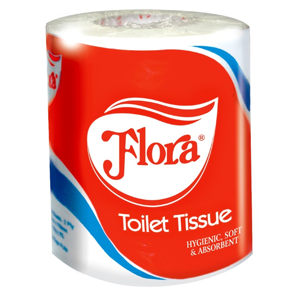 Flora Toilet Rolls Single - FLORA - Paper Goods - in Sri Lanka