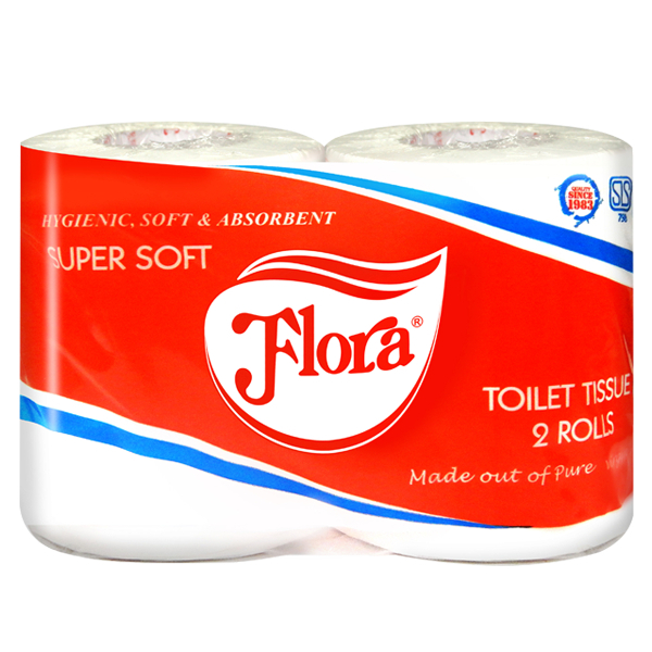 Flora Toilet Roll Twin Pack - FLORA - Paper Goods - in Sri Lanka