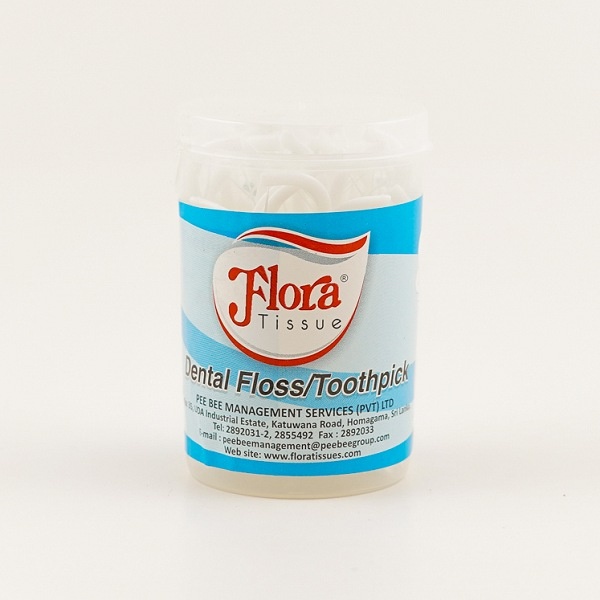 Flora Dental Floss Tooth Pick 40S - FLORA - Oral Care - in Sri Lanka