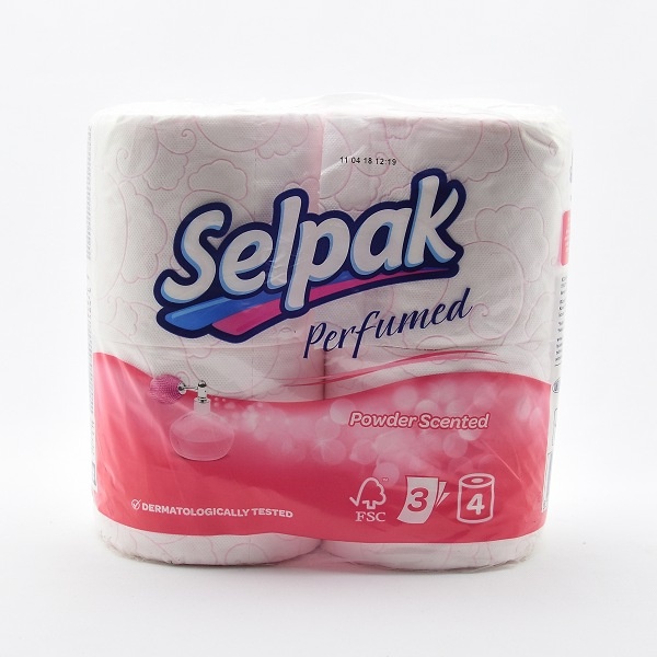 Selpak Toilet Roll Talc Powder Scented 4'S - in Sri Lanka