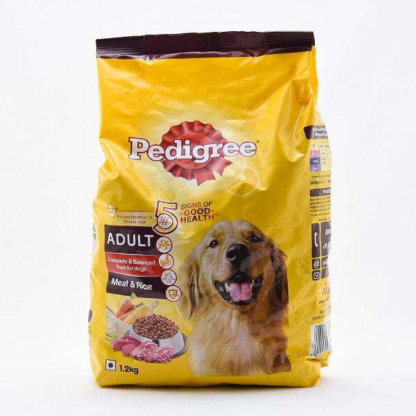 Pedigree Meat & Rice Adult Dog Food 1Kg - PEDIGREE - Pet Care - in Sri Lanka