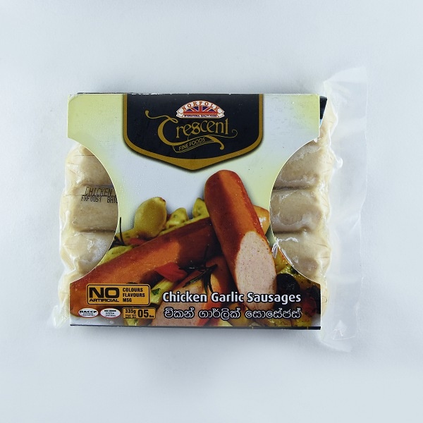 Crescent Chicken Garlic Sausage 335G - CRESCENT - Processed / Preserved Meat - in Sri Lanka