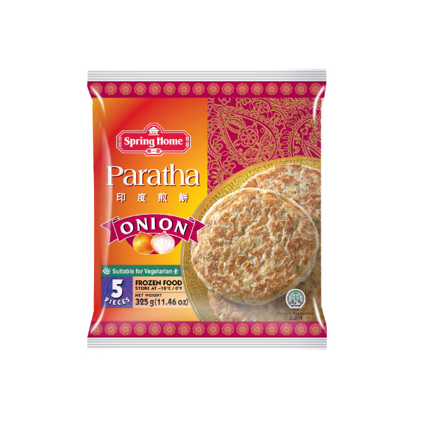 Spring Home Paratha With Onion 320G - TYJ SPRING HOME - Frozen Ready To Cook Snacks - in Sri Lanka