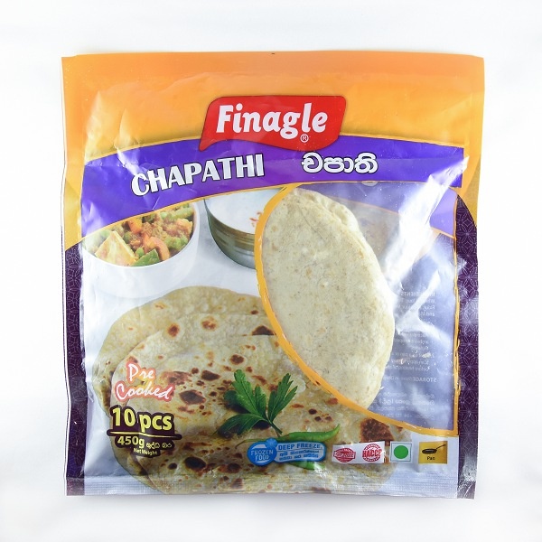 Finagle Chapathi 450G - FINAGLE - Frozen Ready To Cook Snacks - in Sri Lanka