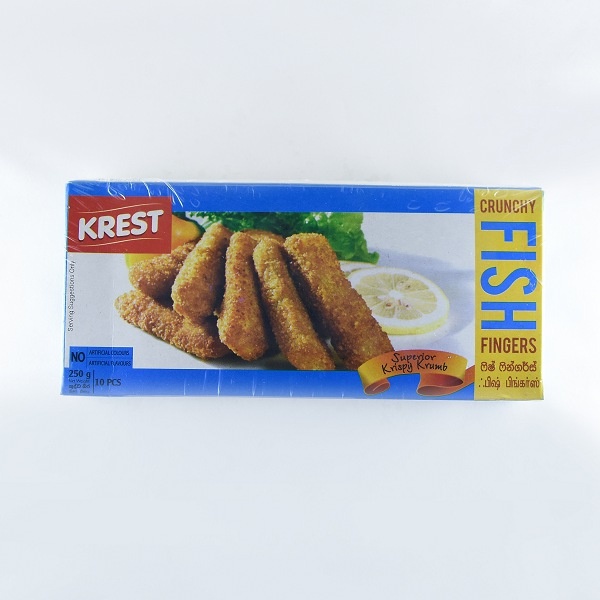 Keells Krest Fish Fingers 250G - KEELLS/KREST - Frozen Ready To Cook Snacks - in Sri Lanka