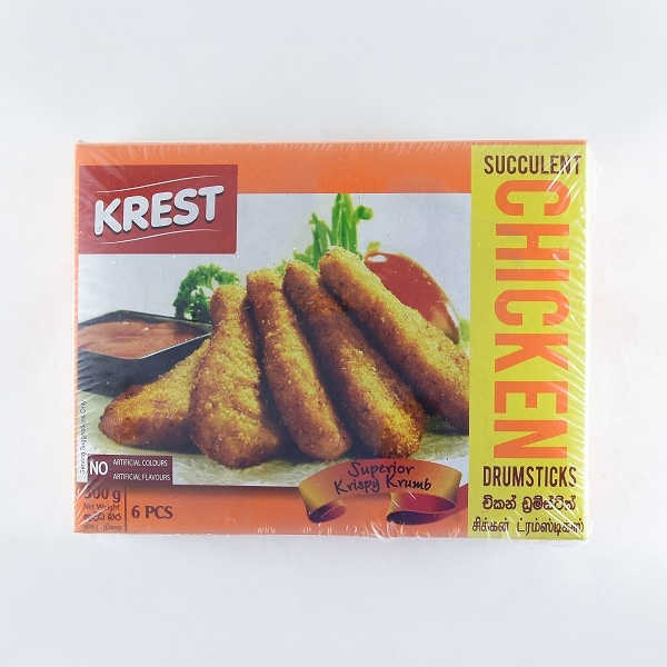 Keells Krest Chicken Drumstick 300Gm - KEELLS/KREST - Frozen Ready To Cook Snacks - in Sri Lanka