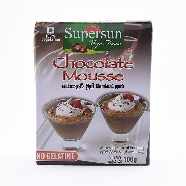 Supersun Classic China Moss Pudding Choco 80G - SUPERSUN - Dessert & Baking - in Sri Lanka