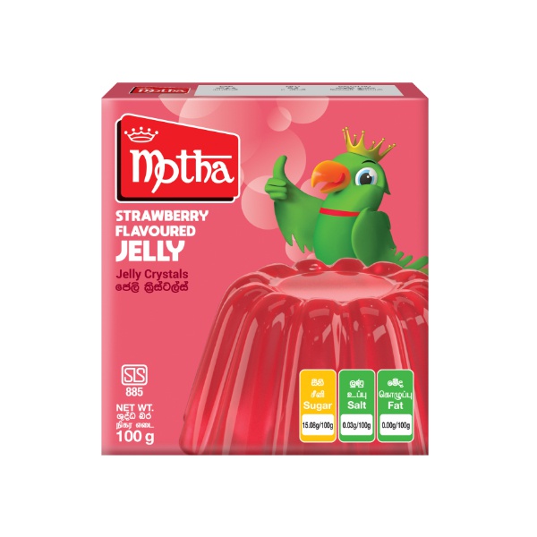 Motha Jelly Strawberry 100G - MOTHA - Dessert & Baking - in Sri Lanka