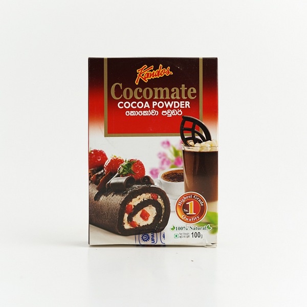 Kandos Cocomate Cocoa Powder 100G - KANDOS - Dessert & Baking - in Sri Lanka