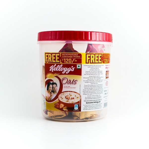 Kelloggs Rolled Oats 450X2 Free Jar - KELLOGGS - Cereals - in Sri Lanka