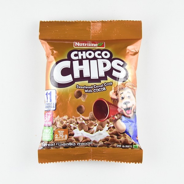 Nutriline Chocochips Cereal 20G - NUTRILINE - Cereals - in Sri Lanka