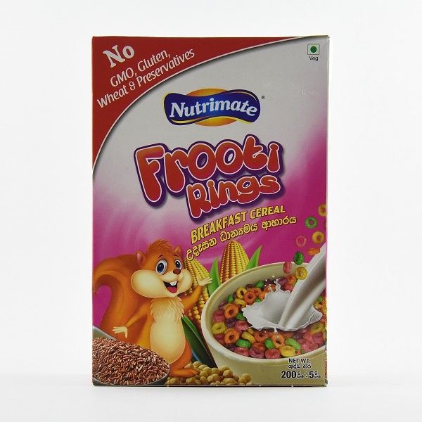 Nutrimate Frutiring Cereal Box 200G - in Sri Lanka