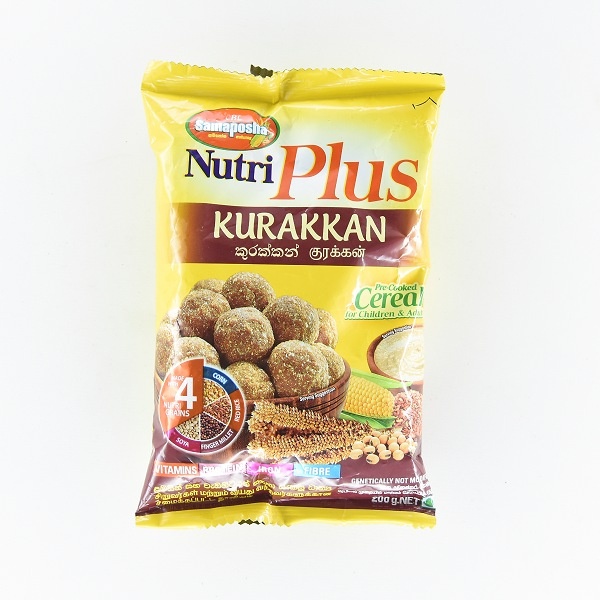 Samaposha Nutriplus Kurakkan Cereal 200G - SAMAPOSHA - Cereals - in Sri Lanka