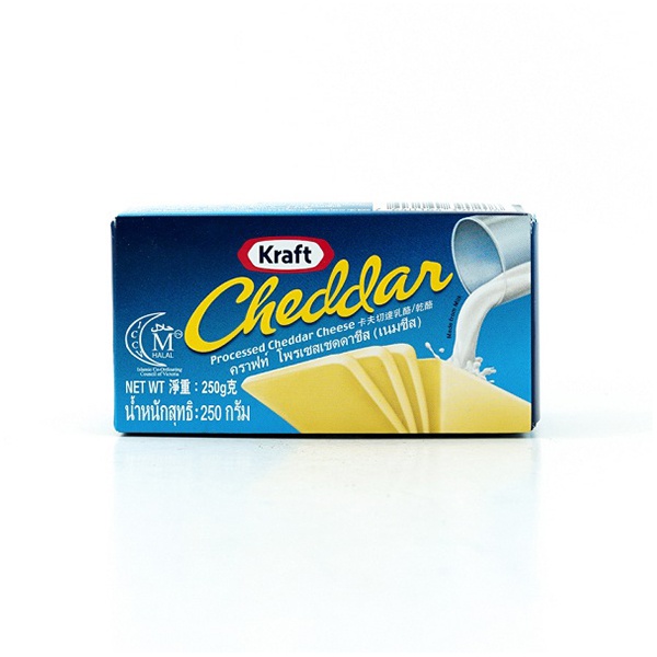 Kraft Cheese Cheddar 250G - KRAFT - Processed Cheese - in Sri Lanka