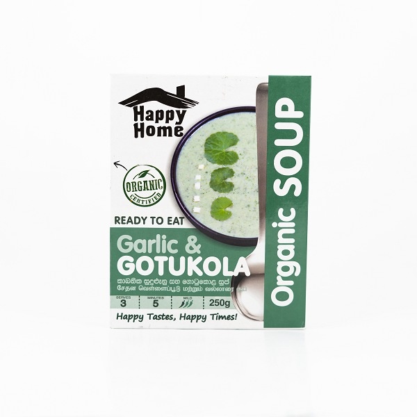Happy Home Organic Garlic & Gotukola Soup 250G - HAPPY HOME - Soups - in Sri Lanka