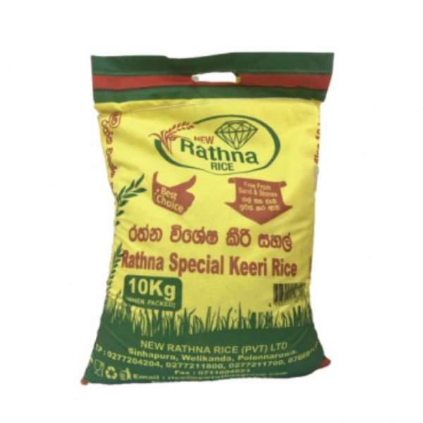 New Rathna Rice Keeri Samba 10Kg - NEW RATHNA - Pulses - in Sri Lanka