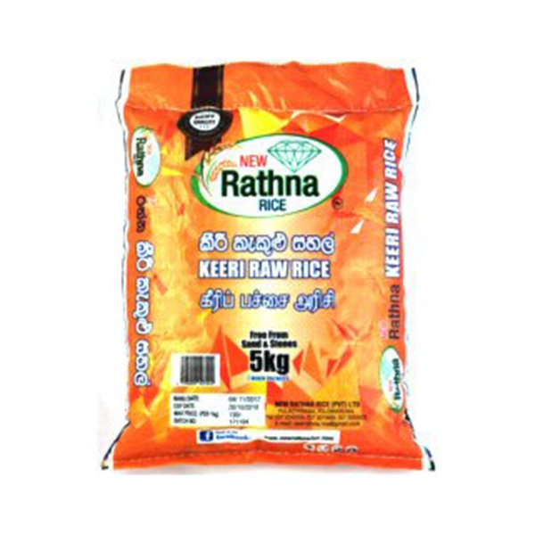 New Rathna Rice Keeri Samba 5Kg - NEW RATHNA - Pulses - in Sri Lanka