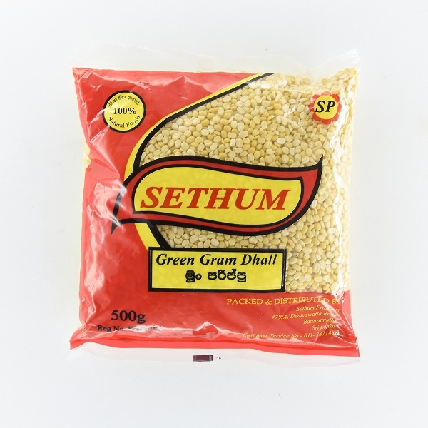 Sethum Green Gram Dhal 500G - SETHUM - Pulses - in Sri Lanka