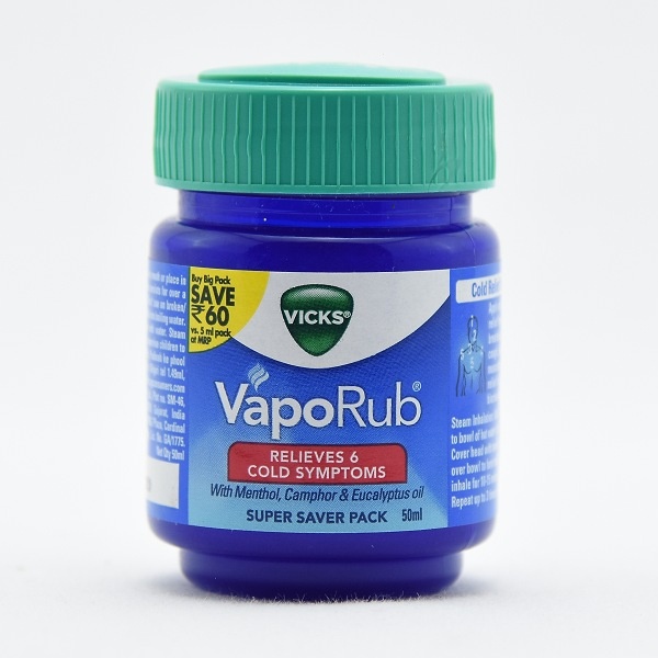 Vicks Vaporub Super Saver Pack 50Ml - VICKS - Herbal Remedies - in Sri Lanka