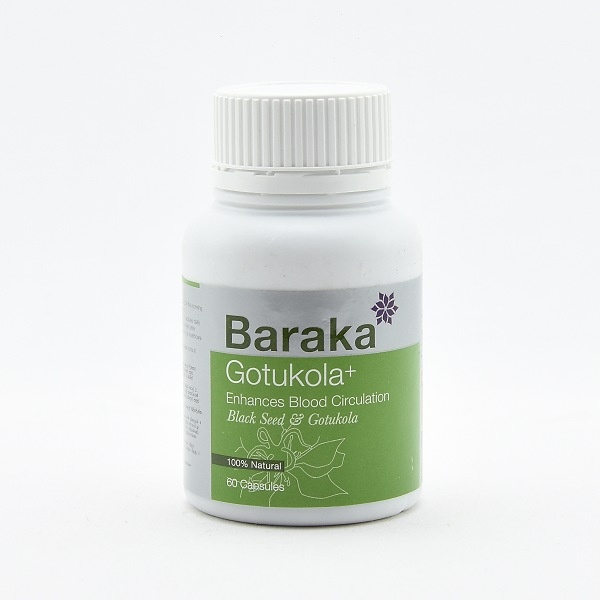 Baraka Gotukola Caps 60S - BARAKA - Herbal Remedies - in Sri Lanka