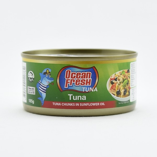 Oceanfresh Tuna In Sunflower Oil 185G - OCEAN FRESH - Preserved / Processed Fish - in Sri Lanka