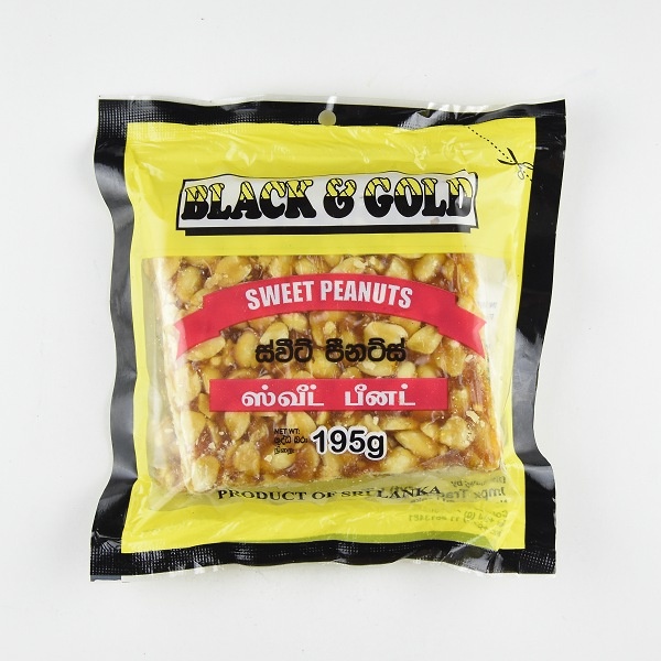 Black & Gold Sweet Peanuts 195G - BLACK & GOLD - Confectionary - in Sri Lanka