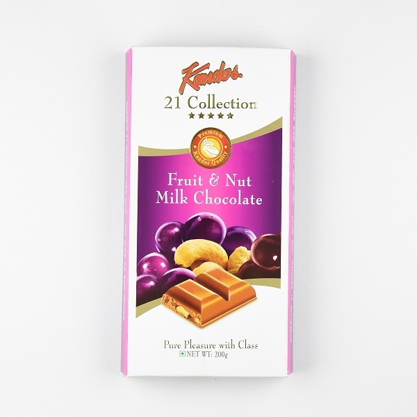 Kandos Chocolate 21' Collection Five Star Fruit & Nut 200G - in Sri Lanka