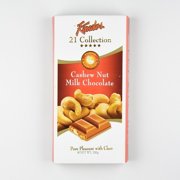 Kandos Chocolate 21' Collection Five Star Cashew Nut 200G - in Sri Lanka