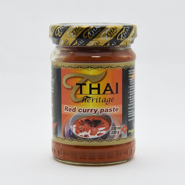 Thai Heritage Red Curry Paste 220Ml - THAI HERITAGE - Seasoning - in Sri Lanka