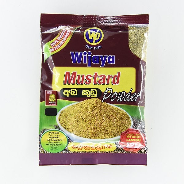 Wijaya Mustard Powder 50G - WIJAYA - Seasoning - in Sri Lanka