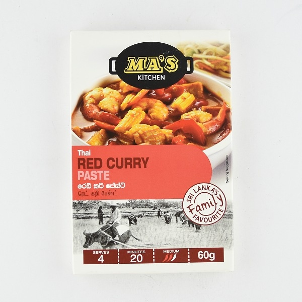 Ma'S Thai Red Curry Paste 60G - MA'S - Seasoning - in Sri Lanka