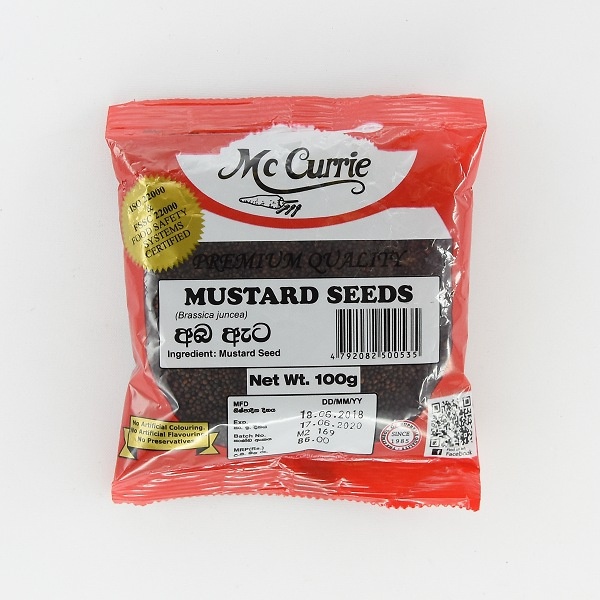 Mccurrie Mustard Seed 100G - MCCURRIE - Seasoning - in Sri Lanka