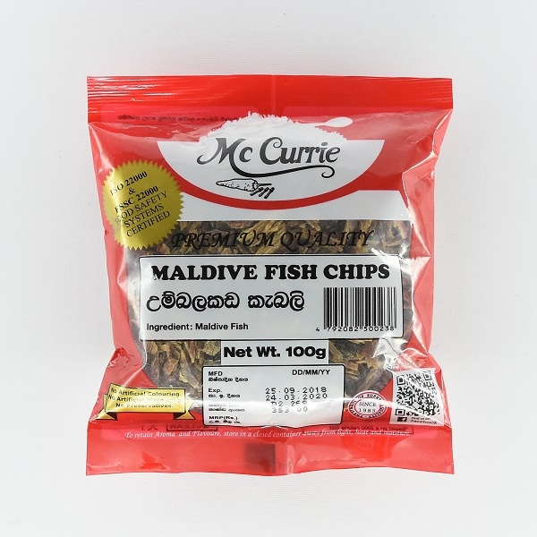 Mccurrie Maldive Fish Chips 100G - in Sri Lanka