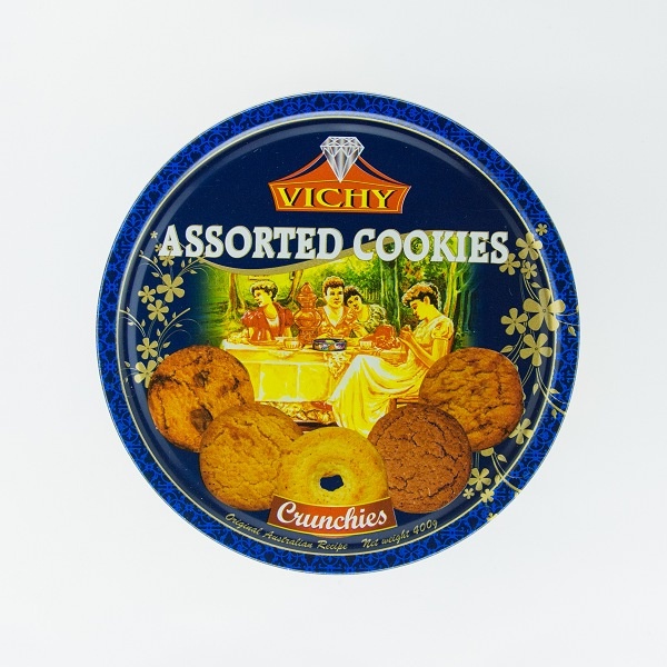Vichy Biscuit Assorted Cookies Tin 350G - VICHY - Biscuits - in Sri Lanka