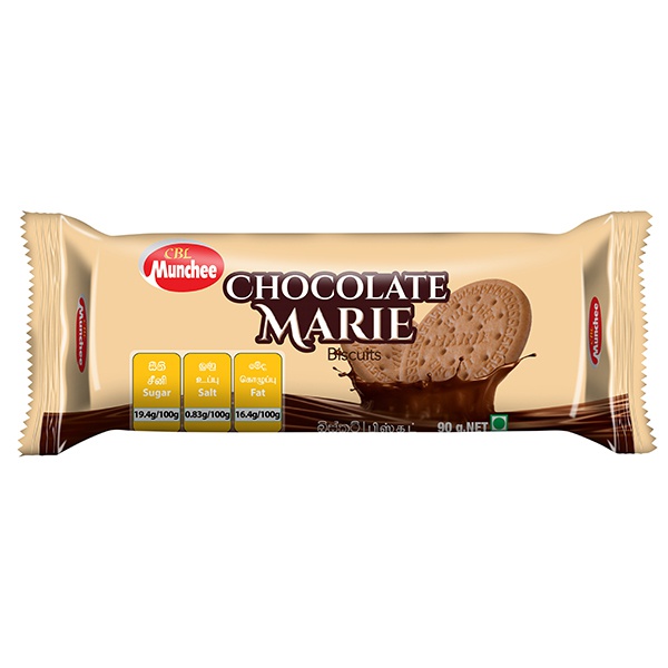 Munchee Biscuit Chocolate Marie 90G - MUNCHEE - Biscuits - in Sri Lanka